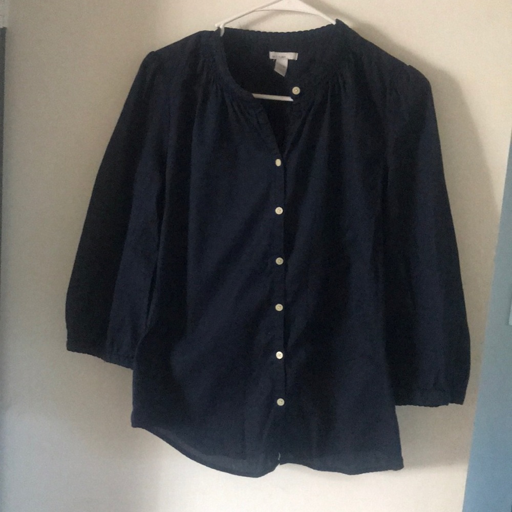 Navy blue blouse